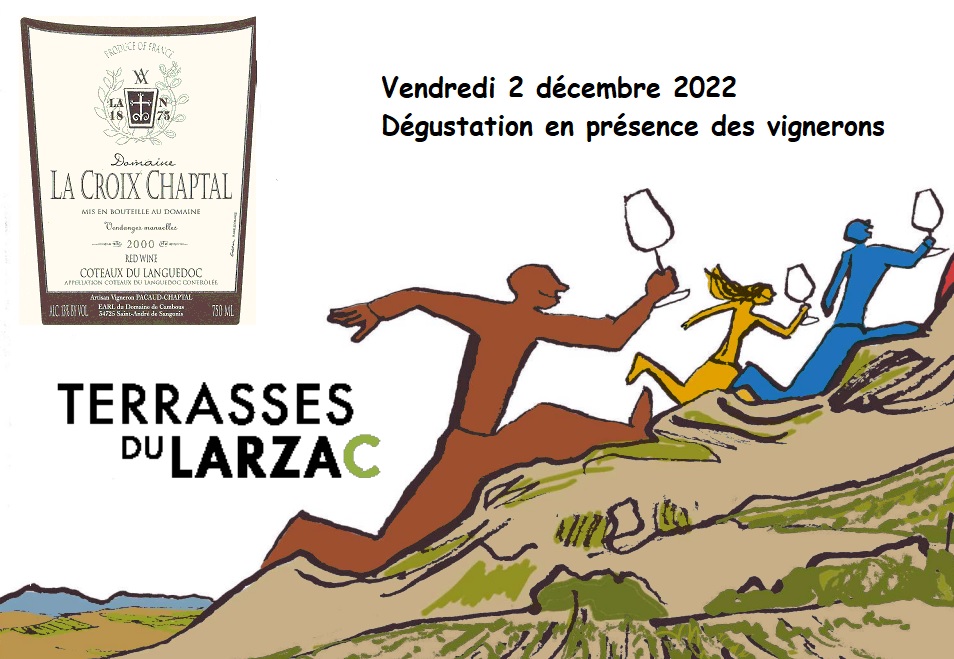 Dégustation : Les Terrasses du Larzac, en présence des vignerons